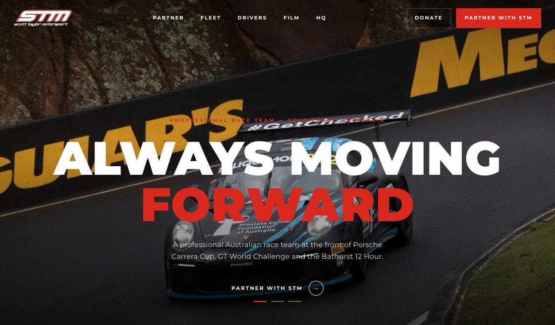 STM Motorsport's website
